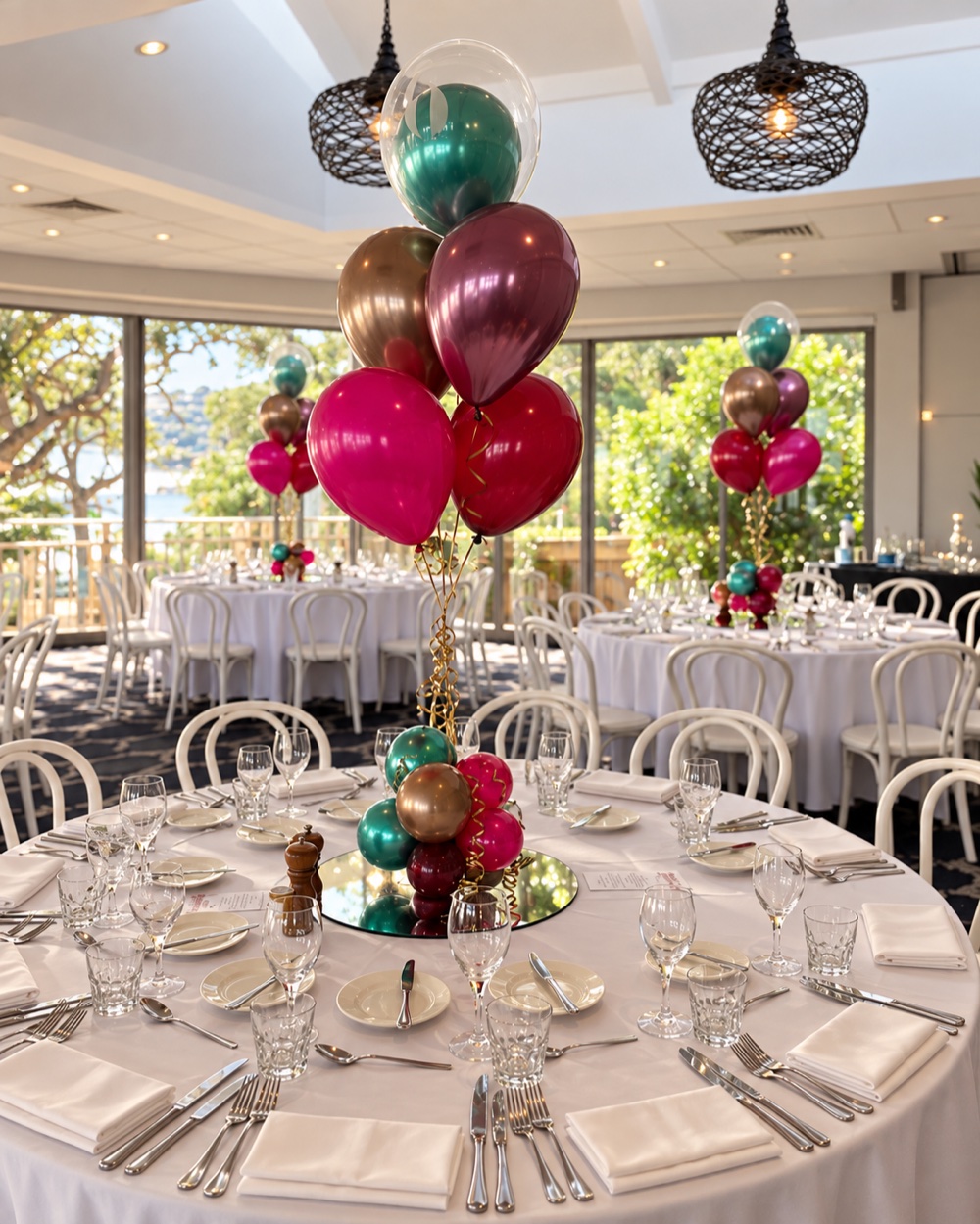 Banquet Table Balloon Runner Sydney