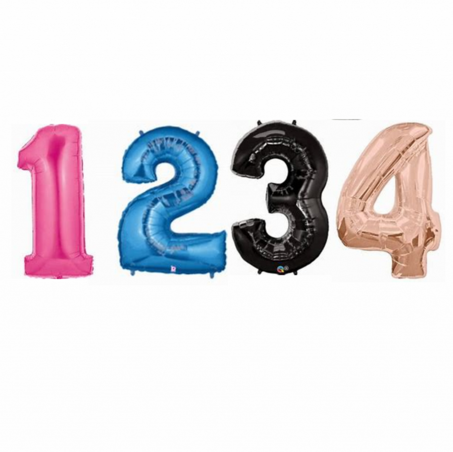Giant 86cm Foil Balloon Numbers