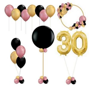 Inflated Balloons & Balloon Decorations For Parties & Functions