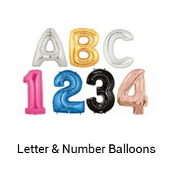 Letter & Number Balloons