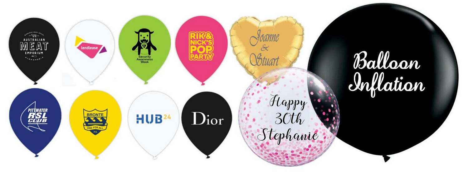 Custom Printed Balloons Sydney | Personalised Logo & Message Balloon ...